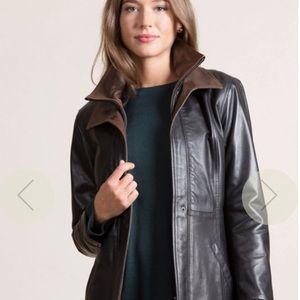 Genuine leather black leather CLOSET CLEAR OUT!